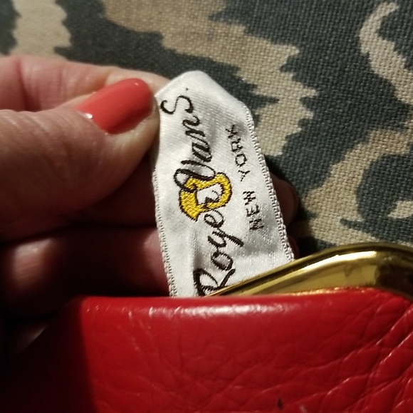 Vintage Roger Van S Leather Clutch - Picture 4 of 5